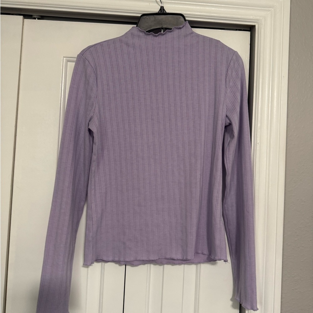Elodie Lilac Long Sleeve Top - Picture 2 of 5